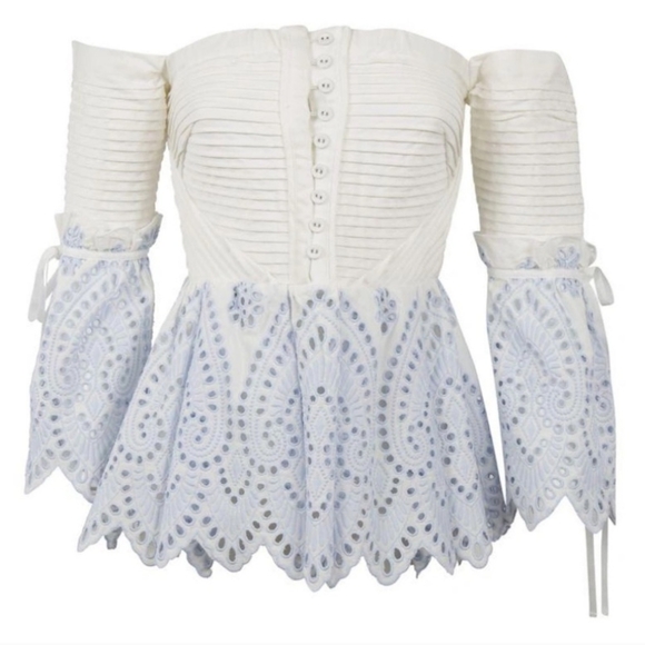 Lace Self-Portrait top - Picture 7 of 12